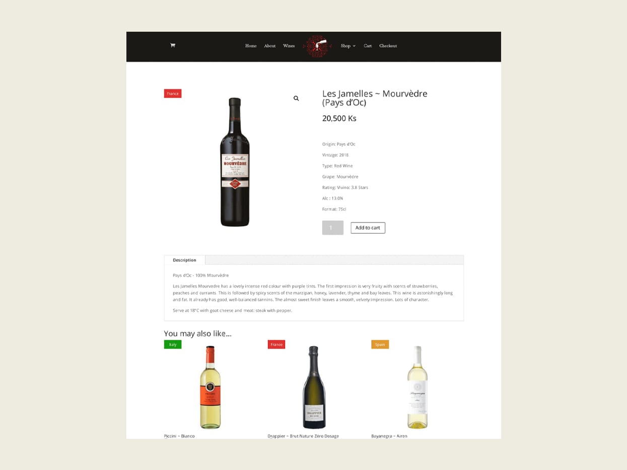 TheeWine Product Page